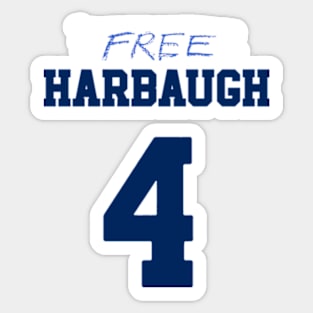 Free Harbaugh Sticker